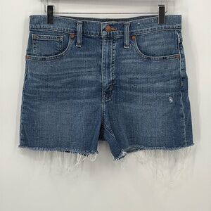 Madewell High Rise Denim Cut Off Shorts - Size 28